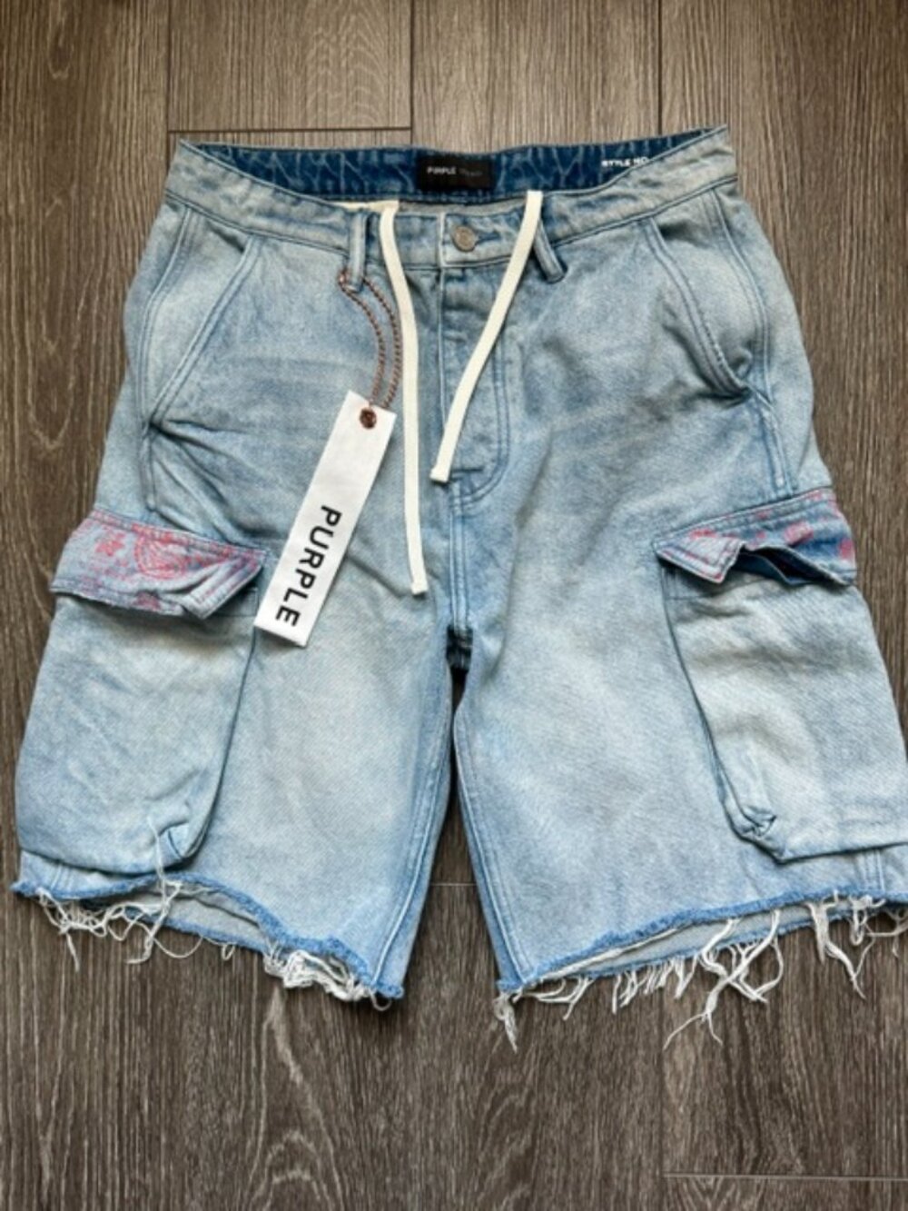 PURPLE BRAND P516 Style Distressed Jean Shorts/Jorts Size 31